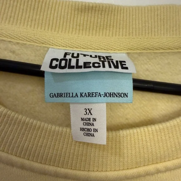 Future Collective x Gabriella Karefa-Johnson Crop Crewneck with Boning - Picture 4 of 5